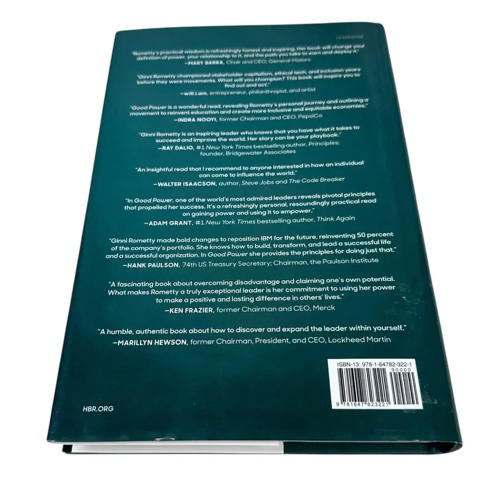 Good‎ Power Leading Positive Change Ginni Rometty Signed 1st Edition Autographed